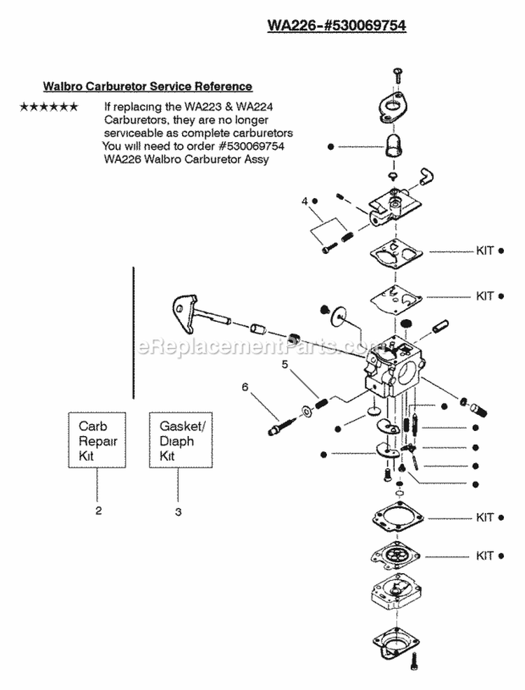 Page C Diagram and Parts List for FEATHERLITE Plus Weed Eater Trimmer